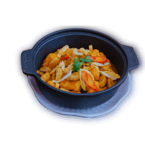Ba Chỉ Nấm Rơm Kho Tộ