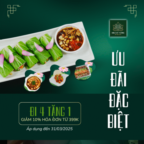 ưu đãi đặc biệt đi 4 tặng 1